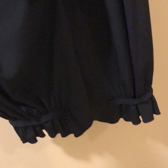 Lior Paris Ruffle hem Flattering Stretch wide Tufted ankle pants - Picture 4 of 10